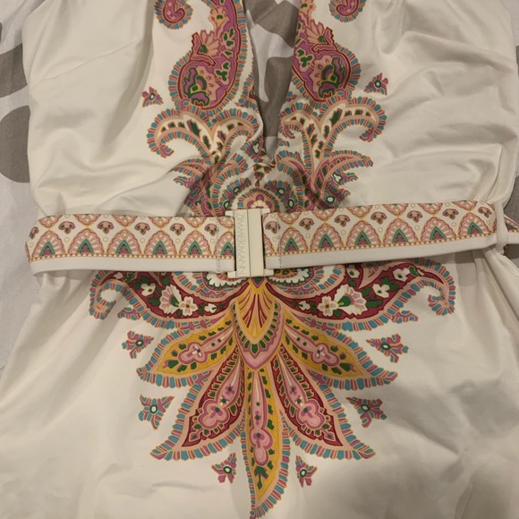 Zimmerman teddy belted plunge one piece bathing suit - size 1 - Picture 6 of 8